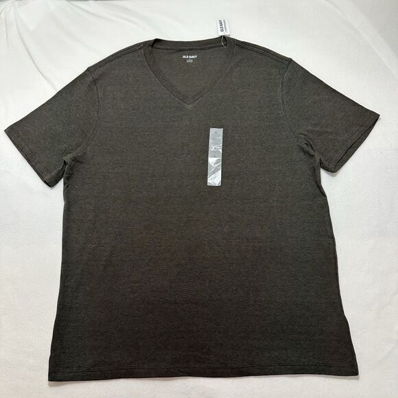 Old Navy Other - Old Navy Men's Large Soft Washed V-Neck Short Sleeve T Shirt Dark Olive Green